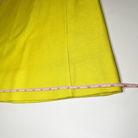 PRESTIGE BY DAVID PRESSON BOSTON VINTAGE 60s YELLOW COLLAR MIDI DRESS SIZE 14 - Picture 7 of 10